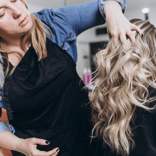 Illustrative hair treatment photo